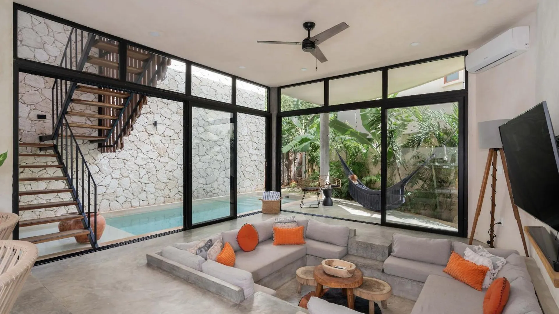 Bohemian Bliss Villa With Private Pool & Concierge 1A 图卢姆 0*,