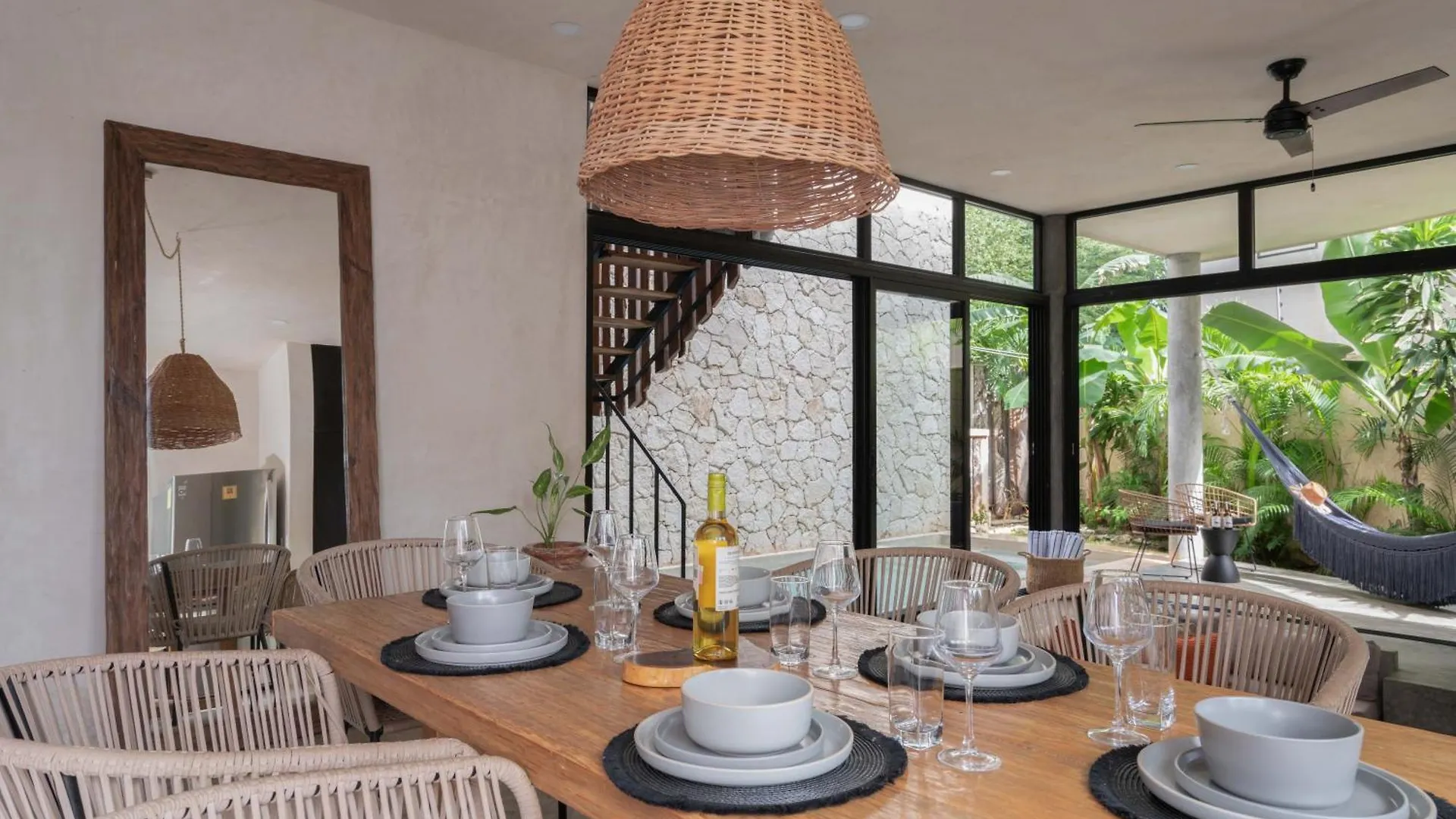 Bohemian Bliss Villa With Private Pool & Concierge 1A 图卢姆 墨西哥