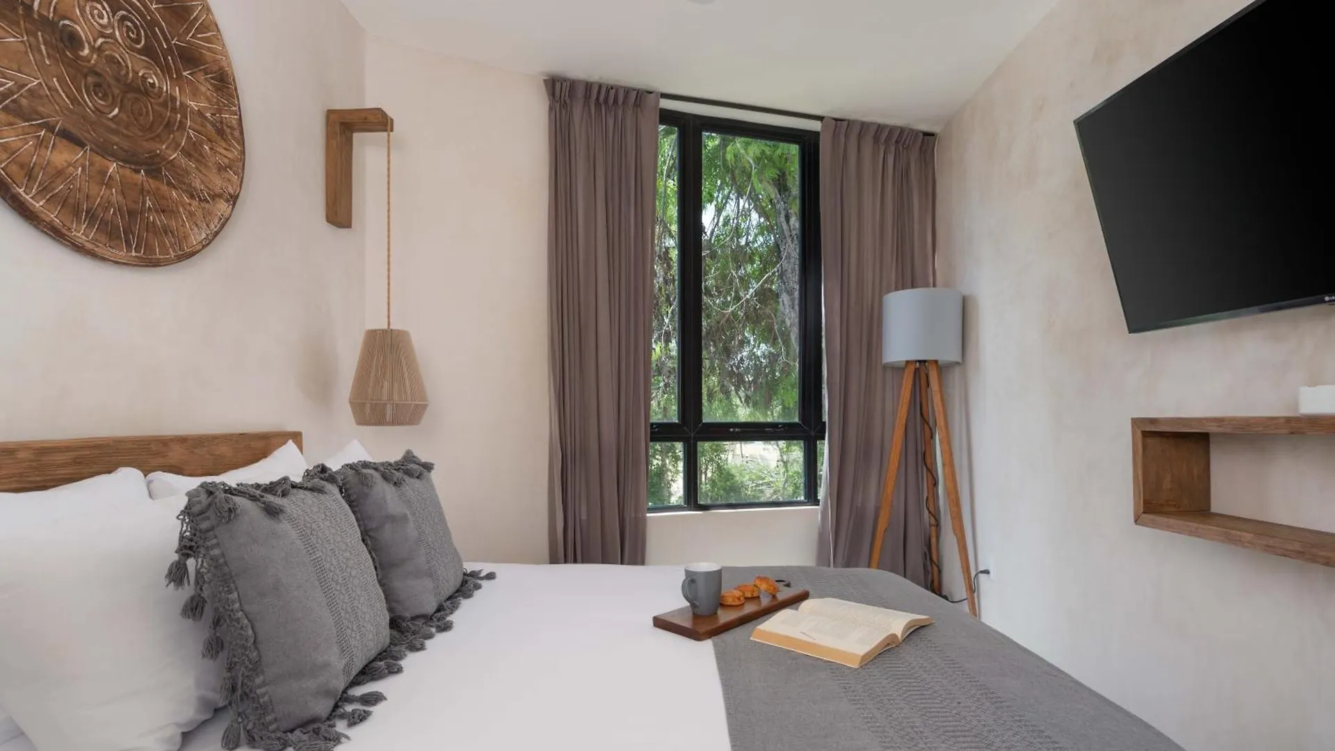Bohemian Bliss Villa With Private Pool & Concierge 1A 图卢姆 墨西哥